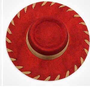 Disney store Jessie red hat and red boots size 11-12